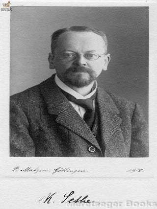 SETHE Kurt Heinrich (German - 1869-1934) - Copyright Griffith Institute University of Oxford