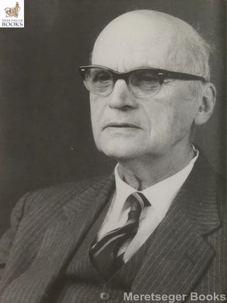 STRICKER Bruno Hugo (Dutch - 1910-2005) - From his Festschrift (M3805a)