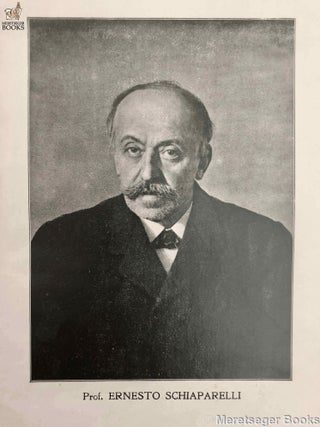 SCHIAPARELLI Ernesto (Italian - 1856-1928) - From his obituary by Giovanni Marro (M7850)