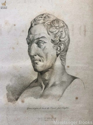 VOLNEY (comte de) Constantin François de Chasseboeuf (French - 1757-1820) - From his Oeuvres complètes (M7371)