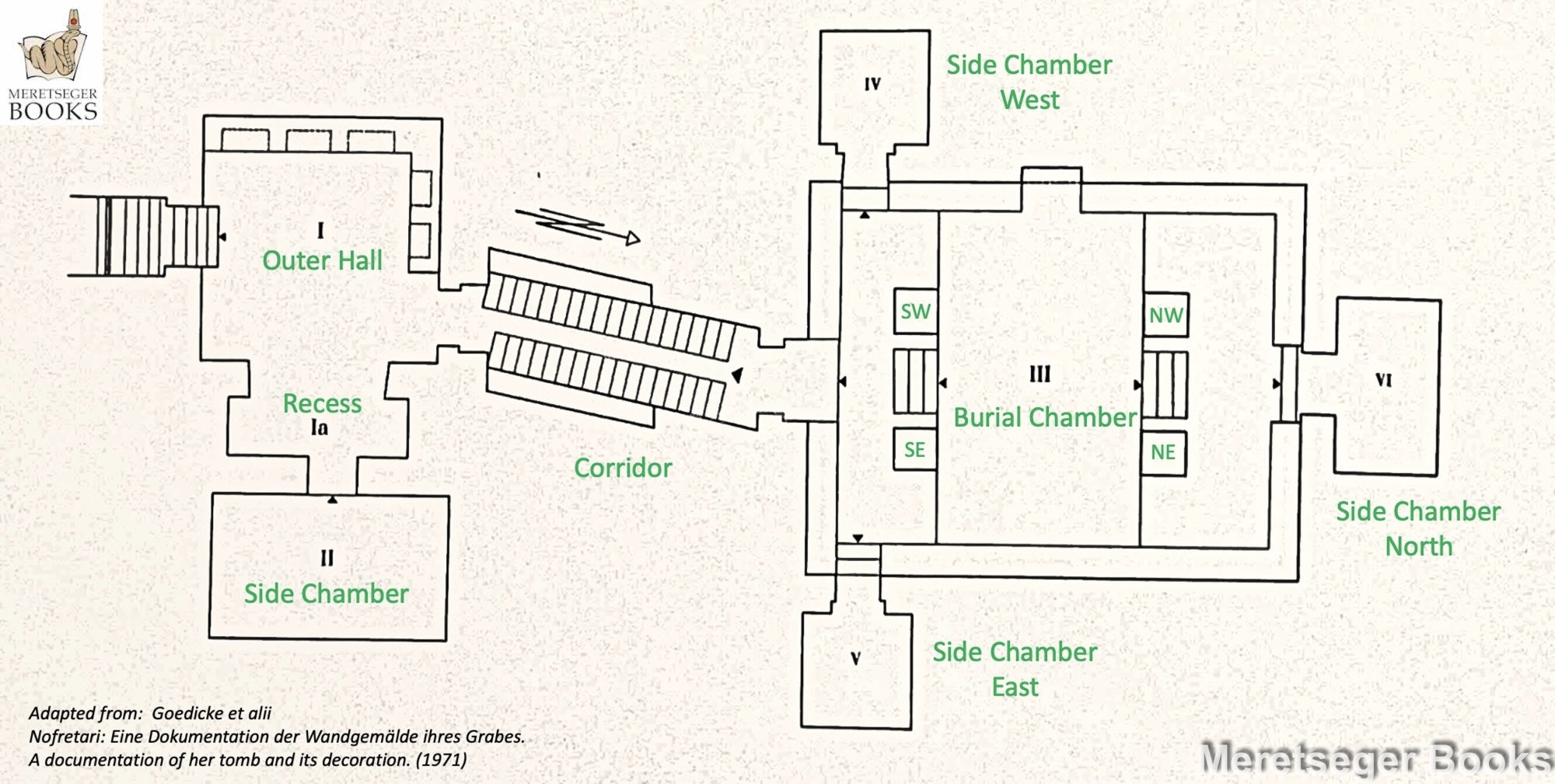 Plan of the tomb