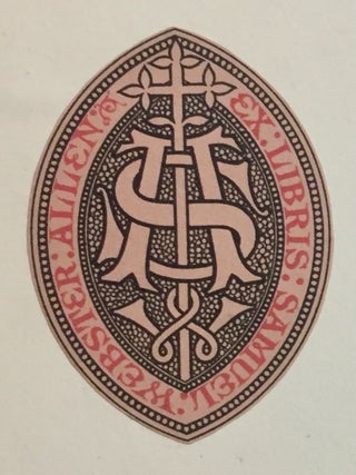 <a href="https://www.meretsegerbooks.com/book.php?id=M0010" target="_blank">Bookplate of ALLEN Samuel Webster, Bishop (1844-1908) - From one of his copies of The New Testament (M0010)</a>