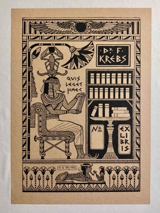 <a href="https://www.meretsegerbooks.com/book.php?id=M2873" target="_blank">Bookplate of KREBS Fritz (German - 1867-1900) - From his copy of Spiegelberg's Studien und Materialien zum Rechtswesen des Pharaonenreiches (M2873)</a>