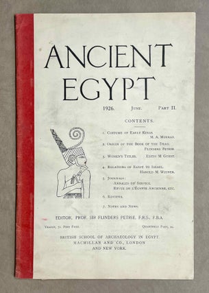 Item #ANCEG2 Ancient Egypt, Part II: June 1926. Journal - single issue[newline]ANCEG2-00.jpeg