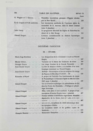 BIFAO 78 (2 vol.)