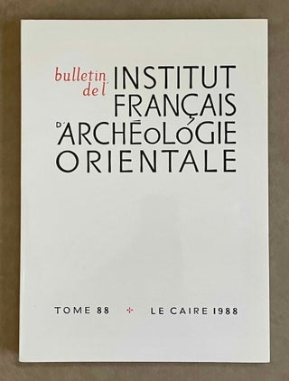 Item #BIFAO88a BIFAO 88. Journal - single issue