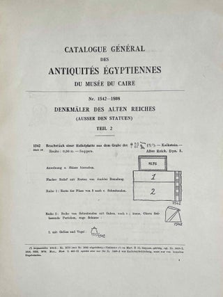 Denkm&auml;ler des alten Reiches - Tome II (Catalogue G&eacute;n&eacute;ral du Mus&eacute;e du Caire)[newline]C0008b-02.jpeg