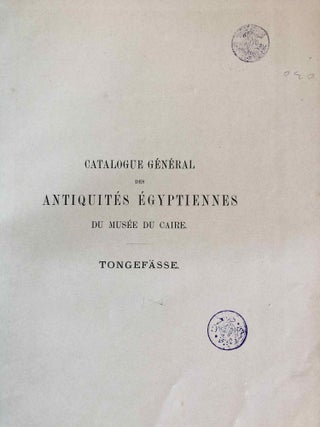 Tongefässe (Catalogue Général du Musée du Caire, Nos 2001-2152)[newline]C0012b-03.jpeg