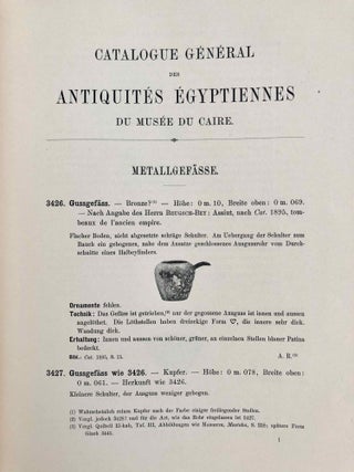 Metallgefässe (Catalogue Général du Musée du Caire, Nos 3426-3587)[newline]C0013b-18.jpeg