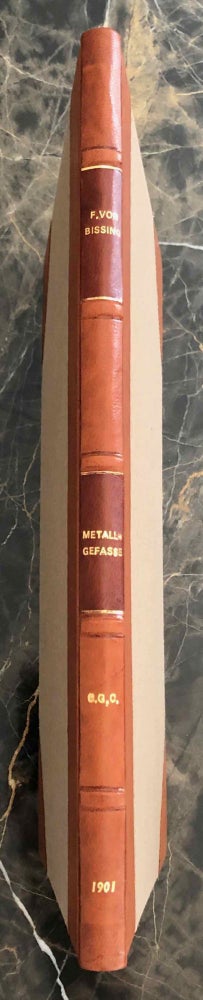 Item #C0013b Metallgefässe (Catalogue Général du Musée du Caire, Nos 3426-3587). BISSING Friedrich Wilhelm, von.[newline]C0013b.jpeg