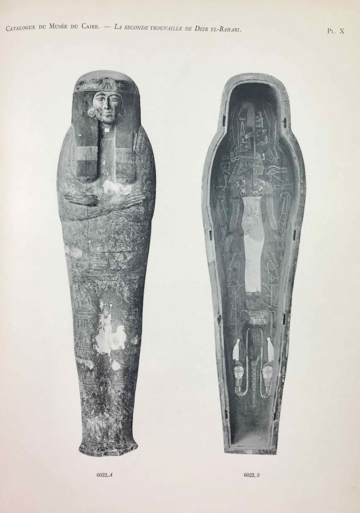 Item #C0019f La seconde trouvaille de Deir el-Bahari (Catalogue Général du Musée du Caire, Nos 6001-6029). CHASSINAT Emile.[newline]C0019f-00.jpeg