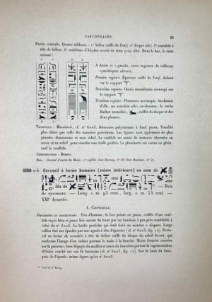 La seconde trouvaille de Deir el-Bahari (Catalogue Général du Musée du Caire, Nos 6001-6029)[newline]C0019f-06.jpeg