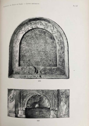 Item #C0021a Coptic monuments (Catalogue Général du Musée du Caire, Nos 8001-8741). CRUM...