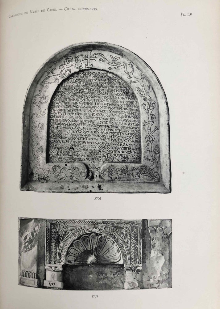 Item #C0021a Coptic monuments (Catalogue Général du Musée du Caire, Nos 8001-8741). CRUM Walter Ewing.[newline]C0021a.jpeg