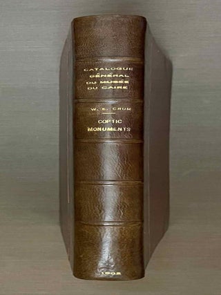Coptic monuments (Catalogue G&eacute;n&eacute;ral du Mus&eacute;e du Caire, Nos 8001-8741)