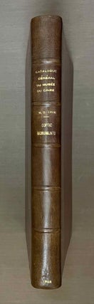Coptic monuments (Catalogue Général du Musée du Caire, Nos 8001-8741)