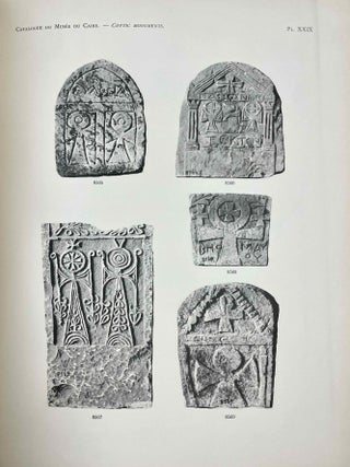 Coptic monuments (Catalogue G&eacute;n&eacute;ral du Mus&eacute;e du Caire, Nos 8001-8741)