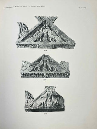 Coptic monuments (Catalogue G&eacute;n&eacute;ral du Mus&eacute;e du Caire, Nos 8001-8741)