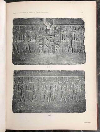 Tables d'offrandes. Vol. I: Texte. Vol. II: Planches. Complete set. (Catalogue Général du Musée du Caire, Nos 23001-23256)[newline]C0036b-17.jpeg