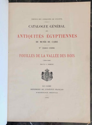 Fouilles de la Vallée des Rois (Catalogue Général du Musée du Caire, Nos 24001-24990)[newline]C0038b-06.jpeg