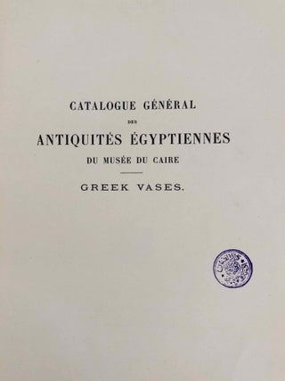 Greek Vases (Catalogue Général du Musée du Caire, Nos 26124-26349 & 32377-32394)[newline]C0045b-04.jpeg