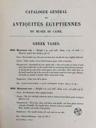 Greek Vases (Catalogue Général du Musée du Caire, Nos 26124-26349 & 32377-32394)[newline]C0045b-10.jpeg