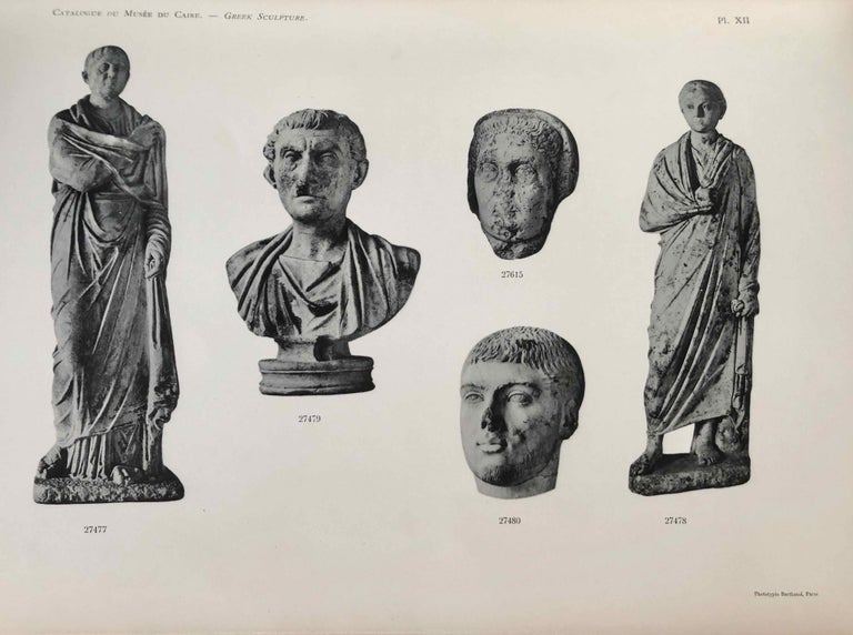 Item #C0046a Greek Sculpture (Catalogue Général du Musée du Caire, Nos 27425-27630). EDGAR Campbell Cowan.[newline]C0046a.jpeg