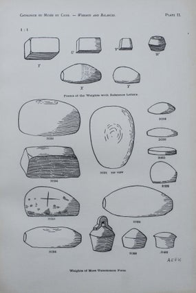 Weights and balances (Catalogue Général du Musée du Caire)