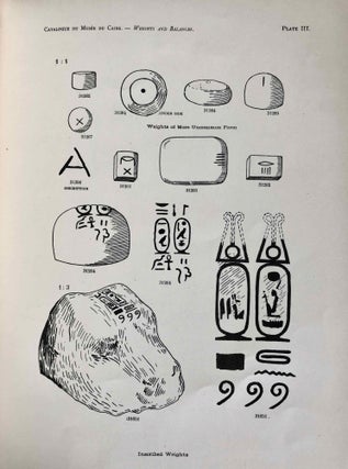 Weights and Balances (Catalogue Général du Musée du Caire, Nos 31271-31670)[newline]C0059a-25.jpeg