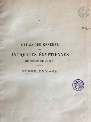 Greek Moulds (Catalogue Général du Musée du Caire, Nos 32001-32367)[newline]C0060b-03.jpeg