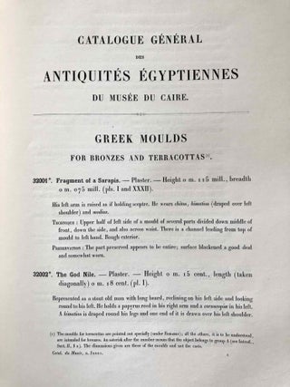 Greek Moulds (Catalogue Général du Musée du Caire, Nos 32001-32367)[newline]C0060b-22.jpeg