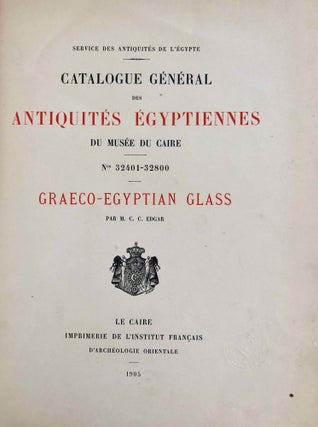 Graeco-Egyptian glass (Catalogue Général du Musée du Caire, Nos 32401-32800)[newline]C0061c-05.jpeg