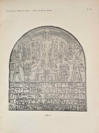 Stèles du Nouvel Empire. Tome I, fasc. I & II (Catalogue Général du Musée du Caire, Nos 34001-34064 & 34065-34186) Fasc. 3 (complete set)[newline]C0064a-07.jpeg