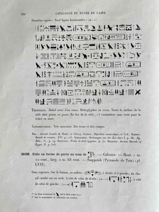 Stèles du Nouvel Empire. Tome I, fasc. I & II (Catalogue Général du Musée du Caire, Nos 34001-34064 & 34065-34186) Fasc. 3 (complete set)[newline]C0064a-12.jpeg