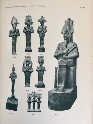 Statues de divinités. Tomes I & II (complete set) (Catalogue Général du Musée du Caire, Nos 38001-39348)[newline]C0068c-26.jpeg