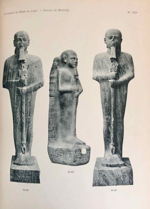 Statues de divinités. Tomes I & II (complete set) (Catalogue Général du Musée du Caire, Nos 38001-39348)[newline]C0068c-27.jpeg