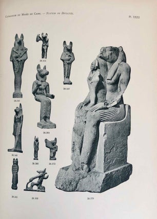 Statues de divinités. Tomes I & II (complete set) (Catalogue Général du Musée du Caire, Nos 38001-39348)[newline]C0068c-28.jpeg