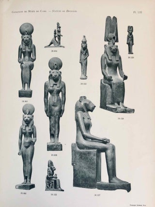 Statues de divinités. Tomes I & II (complete set) (Catalogue Général du Musée du Caire, Nos 38001-39348)[newline]C0068c-32.jpeg