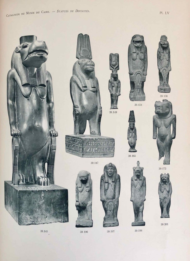 Item #C0068c Statues de divinités. Tomes I & II (complete set) (Catalogue Général du Musée du Caire, Nos 38001-39348). DARESSY Georges.[newline]C0068c.jpeg