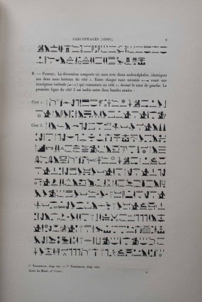 Sarcophages de l'époque bubastite à l'époque saïte - Tome I & Tome II (complete set) (Catalogue Général du Musée du Caire)