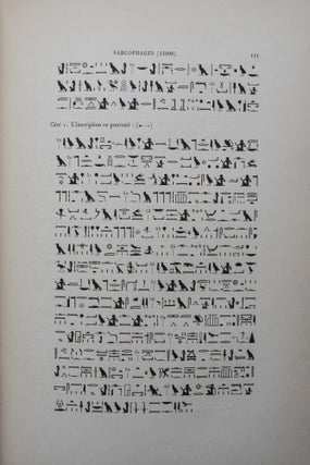 Sarcophages de l'époque bubastite à l'époque saïte - Tome I & Tome II (complete set) (Catalogue Général du Musée du Caire)