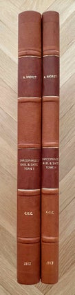Item #C0071c Sarcophages de l'époque bubastite à l'époque saïte. Tome I & Tome...