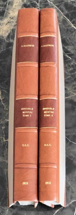 Cercueils anthropoïdes des prêtres de Montou. 2 volumes, complete set. (Catalogue Général du Musée du Caire, Nos 41042-41048 & 41049-41072)[newline]C0072c-01.jpeg