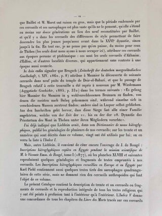 Cercueils anthropoïdes des prêtres de Montou. 2 volumes, complete set. (Catalogue Général du Musée du Caire, Nos 41042-41048 & 41049-41072)[newline]C0072c-09.jpeg