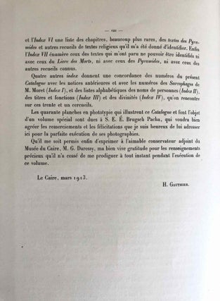 Cercueils anthropoïdes des prêtres de Montou. 2 volumes, complete set. (Catalogue Général du Musée du Caire, Nos 41042-41048 & 41049-41072)[newline]C0072c-10.jpeg