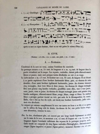 Cercueils anthropoïdes des prêtres de Montou. 2 volumes, complete set. (Catalogue Général du Musée du Caire, Nos 41042-41048 & 41049-41072)[newline]C0072c-19.jpeg