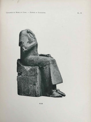 Statues et statuettes de rois et de particuliers. Tome II. (Catalogue Général du Musée du Caire, Nos 42139-42191)[newline]C0075a-13.jpeg