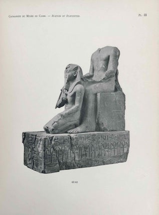 Statues et statuettes de rois et de particuliers. Tome II. (Catalogue Général du Musée du Caire, Nos 42139-42191)[newline]C0075a-14.jpeg