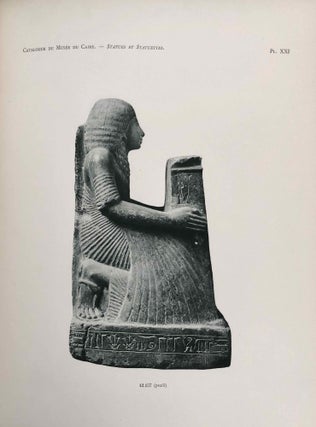 Statues et statuettes de rois et de particuliers. Tome II. (Catalogue Général du Musée du Caire, Nos 42139-42191)[newline]C0075a-17.jpeg
