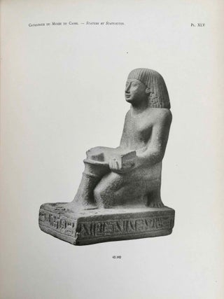 Statues et statuettes de rois et de particuliers. Tome II. (Catalogue Général du Musée du Caire, Nos 42139-42191)[newline]C0075a-18.jpeg